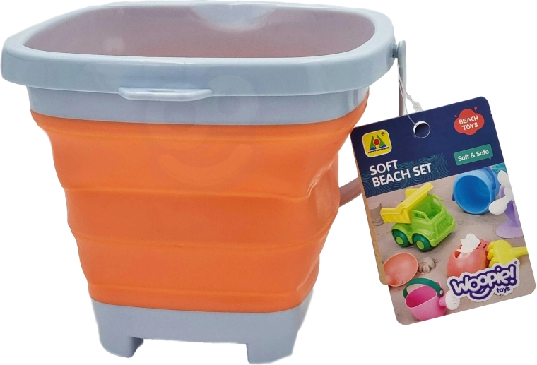 Woopie kokkupandav silikoonist ämber, kandiline, oranž, 5 l