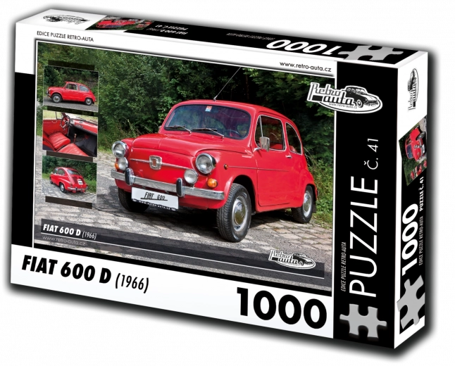 Pusle RETRO-AUTOD Fiat 600 D (1966) – 1000 tükki