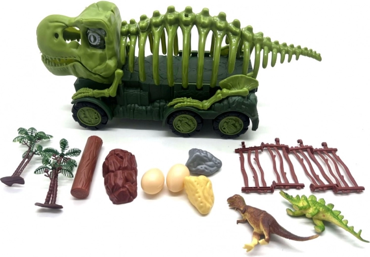 Auto dinosauruse skeleti disainiga