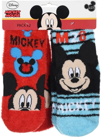 Children's warm socks Mickey Mouse, 2 pairs