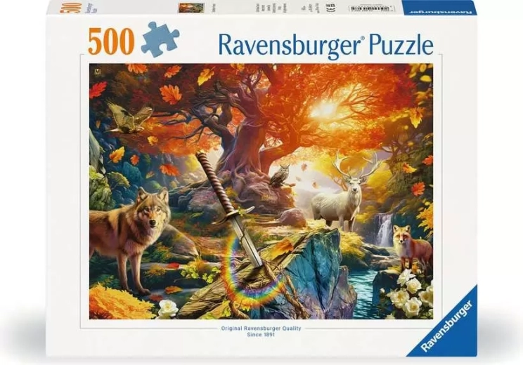 Ravensburger pusle Excaliburi mõõk metsas 500 tükki