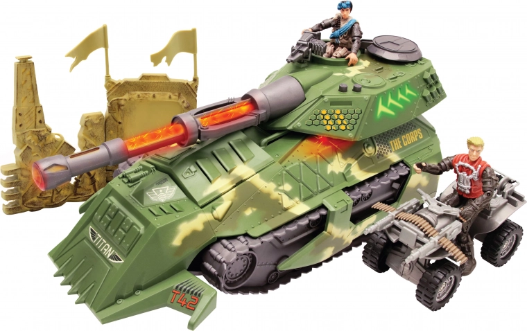 The Corps tank Titan sõduritega 39 cm