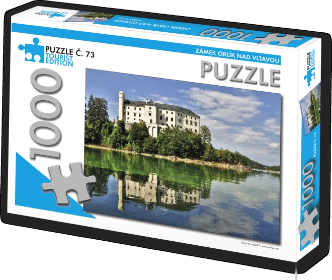 Pusle Orlíki loss Vltava jõe kohal 1000 tükki
