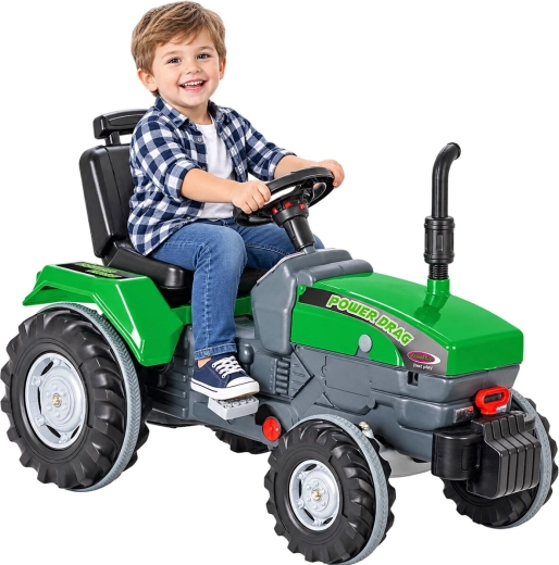 Jamara pedaaltraktor Power Drag, roheline