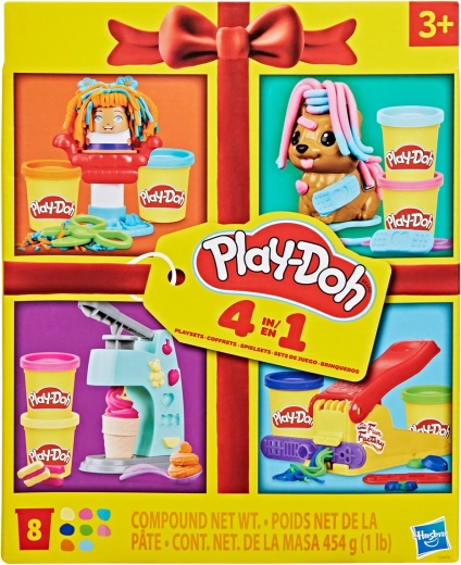 Play-Doh kingitusena mõeldud loovkomplekt 4 ühes