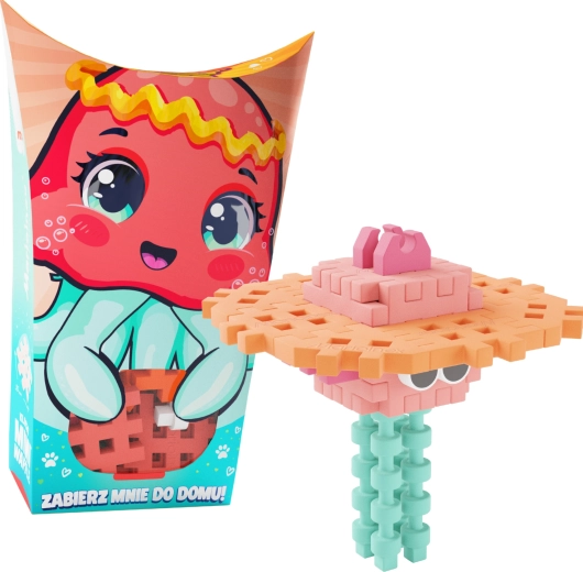 Mini Waffle Pocket Pets ehituskomplekt – Meduus