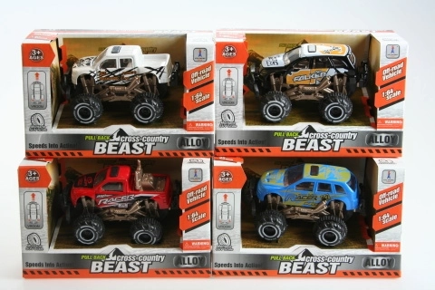 Metallist inertsiooniga jeep 9 cm