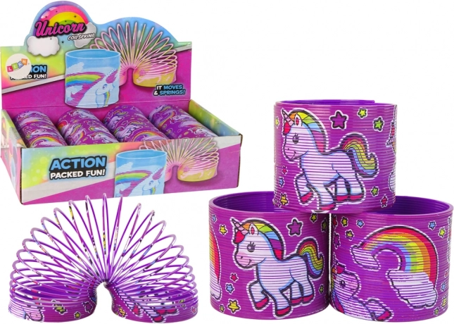 Iconic Purple Spring with Unicorn