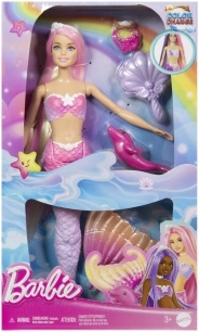 Barbie Malibu merineitsi värvi muutvate efektidega