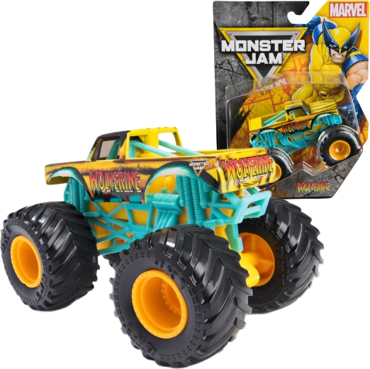 Monster Jam monster truck Marvel Wolverine 1:64