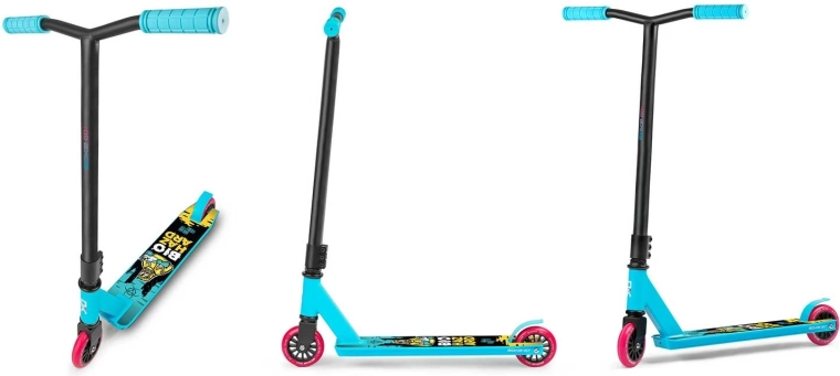 Wide Y handlebars for maximum stability