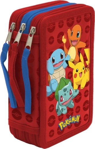 Pokémoni kolmeosaline täidetud pinal