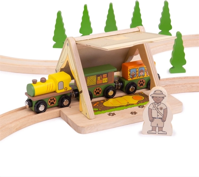 Bigjigs Rail safari telk