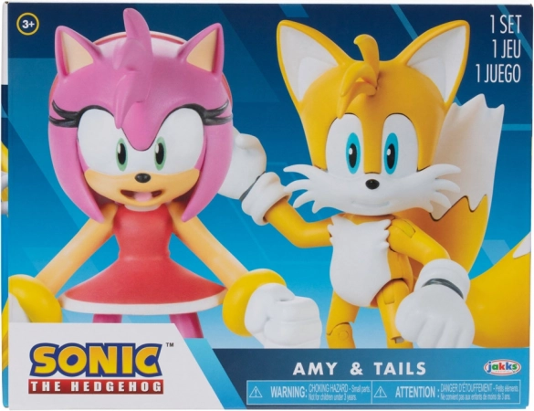 SONICu figuurid – Amy ja Tails 10 cm