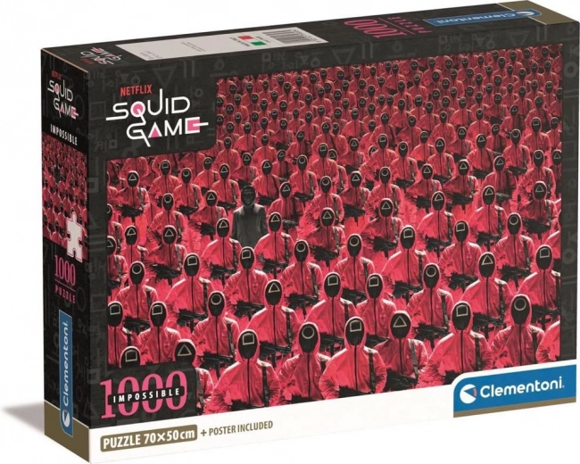 Clementoni Puzzle Impossible Squid Game 1000 pieces