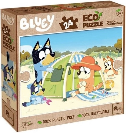 Lisciani eko kahepoolne pusle Bluey 24 tükiga