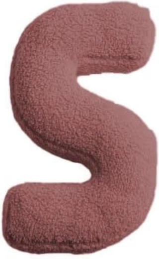 MEALINI plush letter S pink
