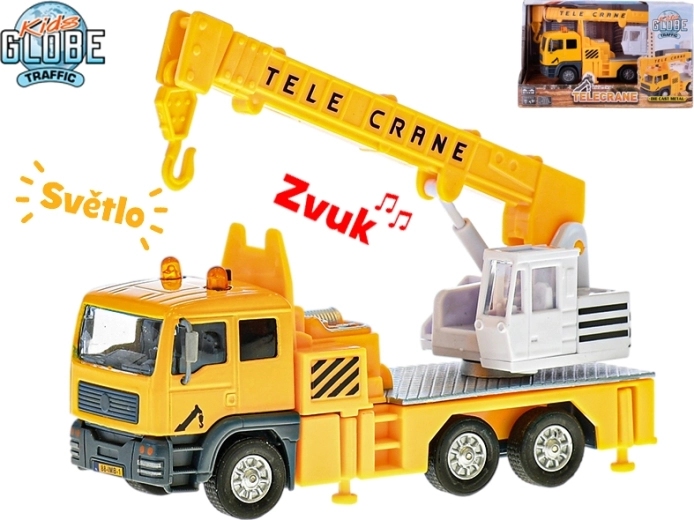 Kids Globe Traffic kraana tulede ja helidega 15 cm