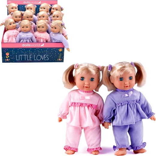 Dolls World sleepy dolls Adélka and Barborka 25 cm – set of 2