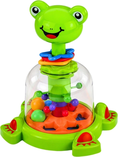 Press and watch the swirling balls