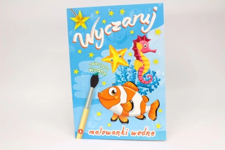 Wyczaruj zwierzęta wodne – veeloomad (vee-värviraamat)