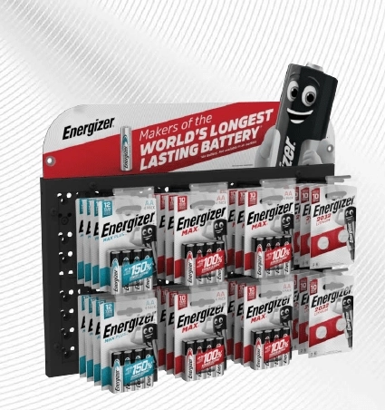 Energizer horizontal stand 4×2 with magnetic mounting without side panels