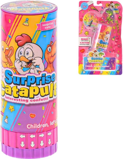 Laskekonfeti loomaga tuubis 13 cm – 1 tk