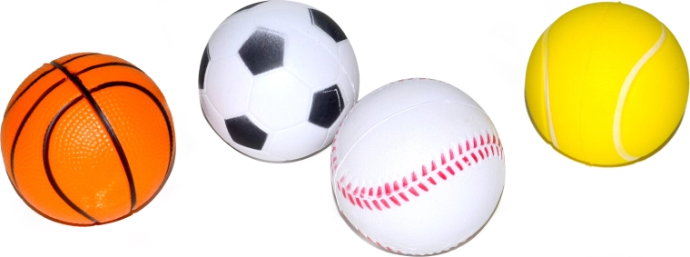 Väike kummist vahtpall, 6,5 cm – 1 tk