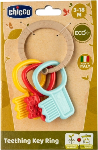Chicco Eco+ võtmekujuline närimislelu beebidele 3k+