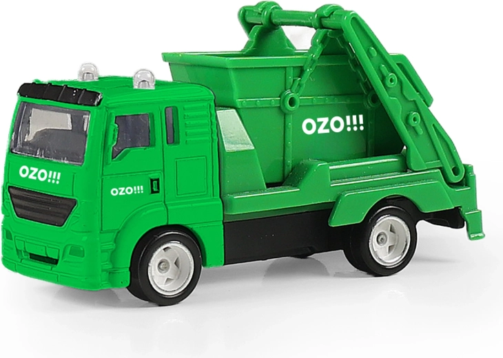 Metallist prügiauto konteineriga OZO 7 cm