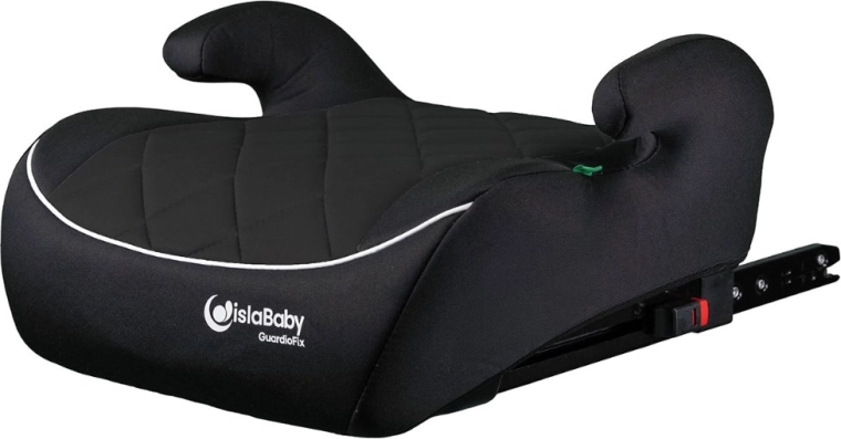IslaBaby GuardioFix autokõrgendus ISOFIXiga 125–150 cm must