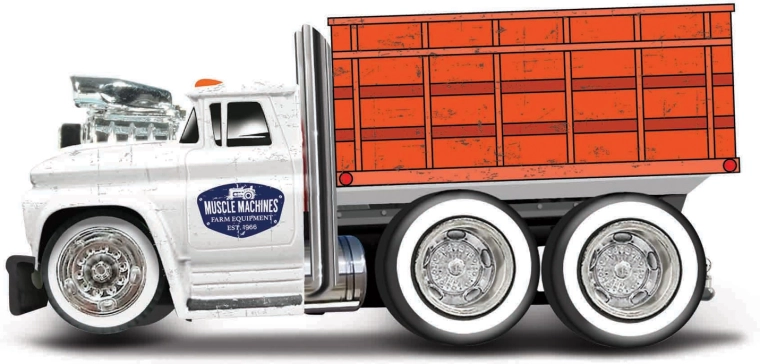 Maisto Work Rigs Chevrolet C60 Grain Truck 1966 1:64