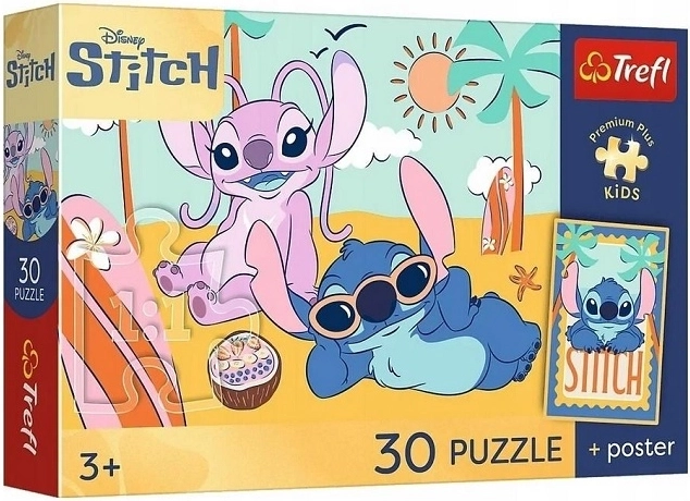 Puzzle Premium Plus Kids Stitchi naeratus 30 tükki