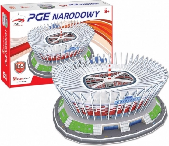 3D pusle Varssavi Rahvusstaadion 105 detailiga