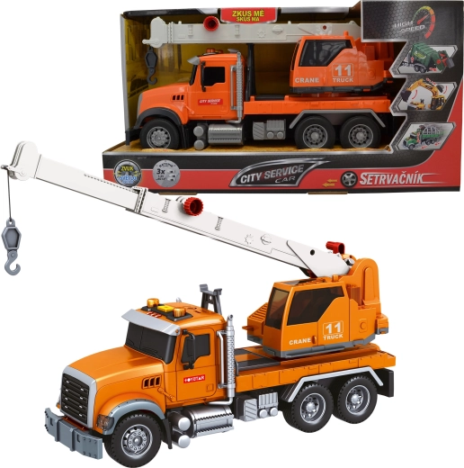 City crane truck 1:14 with sounds and lights