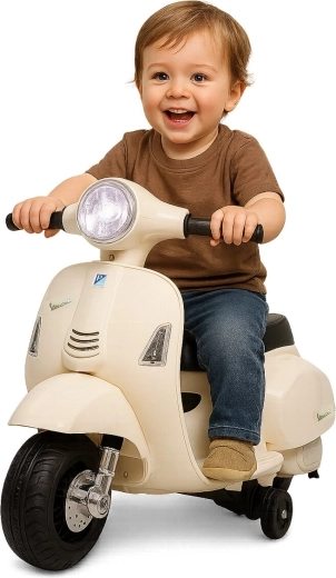 Laste elektriline tõukeratas Vespa Mini, valge