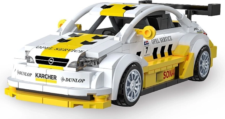 CaDA Opel Astra V8 Coupé Building Set 1:24 White