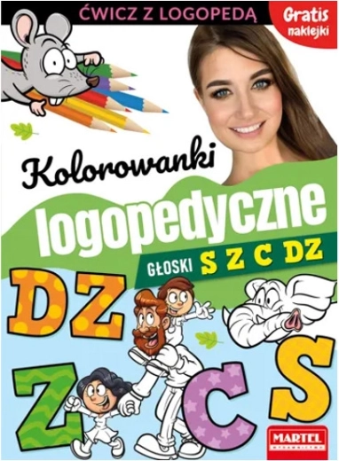 Speech Therapy Coloring Book: Sounds S Z C Dz