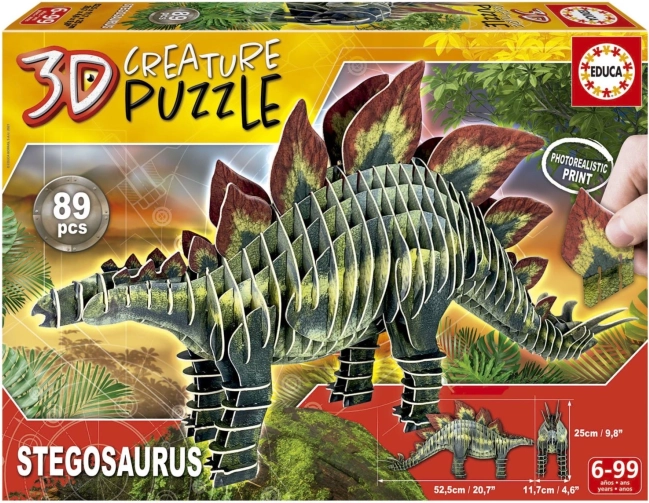 3D pusle Stegosaurus