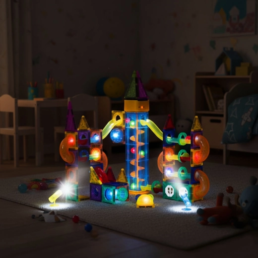 Glowing LED elements for a magical show