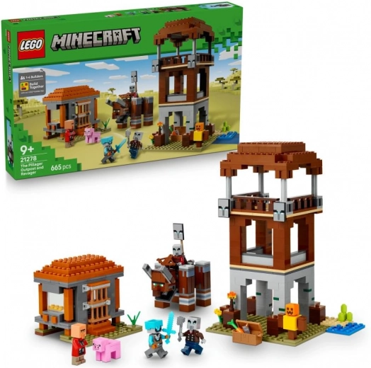 LEGO® Minecraft® 21278 Rüüstajate baas ja Hävitaija
