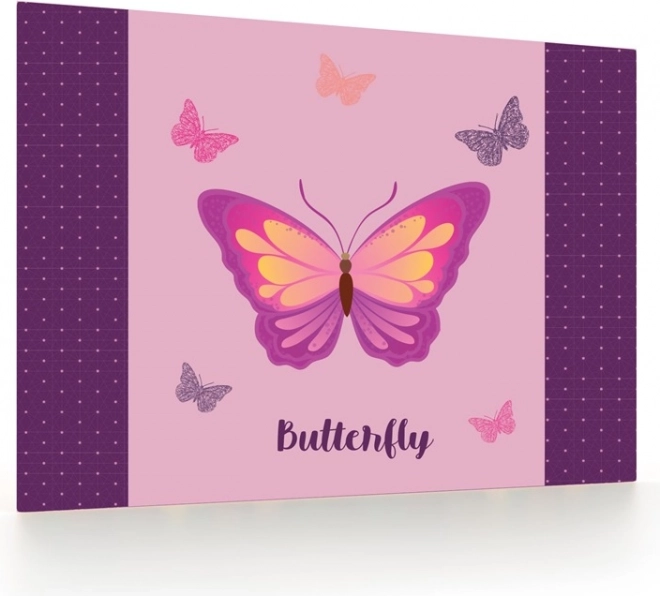 Desk mat with butterfly motif 60 × 40 cm