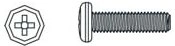 Ümara peaga ristpeakruvi M3 × 8 mm mudelitele Voltage, Major, Tiger ja Hoolk Infect – 1 tk