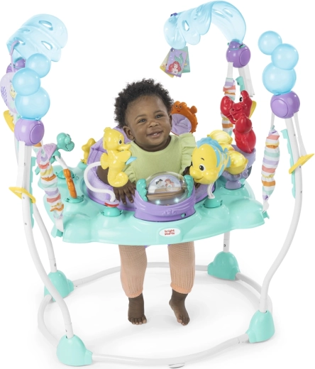 Lights, sounds, and music while bouncing
