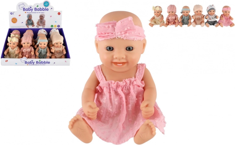 Beebinukk 20 cm pehme kehaga – riiete mix karbis