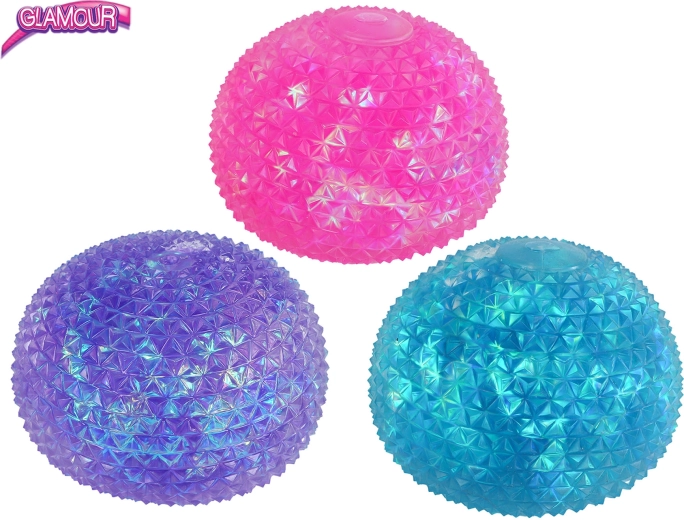 Glamour kristalliline veniv stressivastane pall Sugar 10 cm (6 tk)