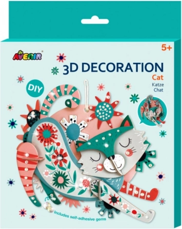 3D Decoration – FSC Paper Cat