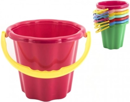 Värviline laste plastämber liiva jaoks