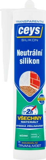 Neutral silicone transparent 280 ml CEYS