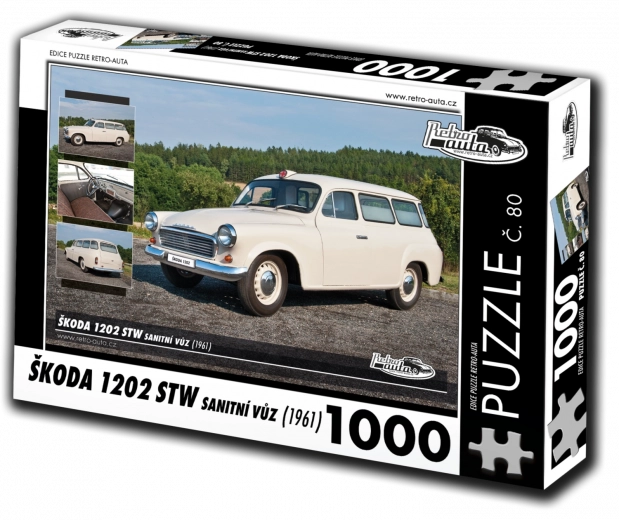 Retroautode pusle Škoda 1202 STW sanitaarauto 1000 tükki